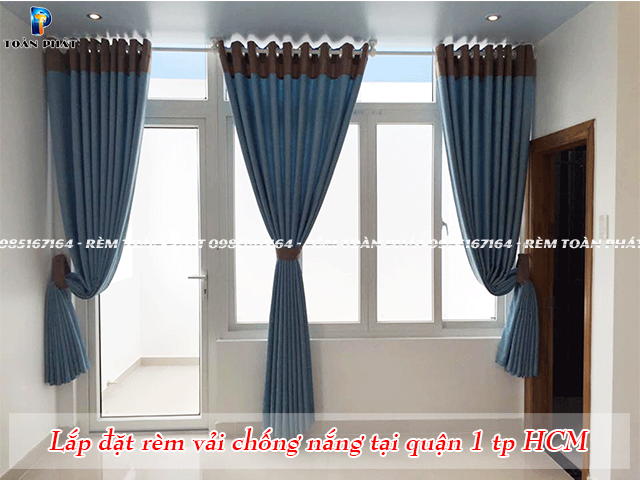 Lắp đặt rèm vải chống nắng giá rẻ tại tp HCM